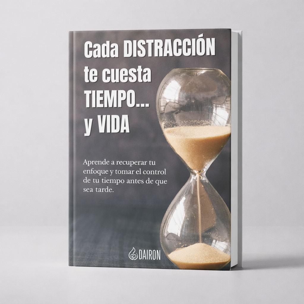 "Cada distracción te cuesta TIEMPO... y VIDA"